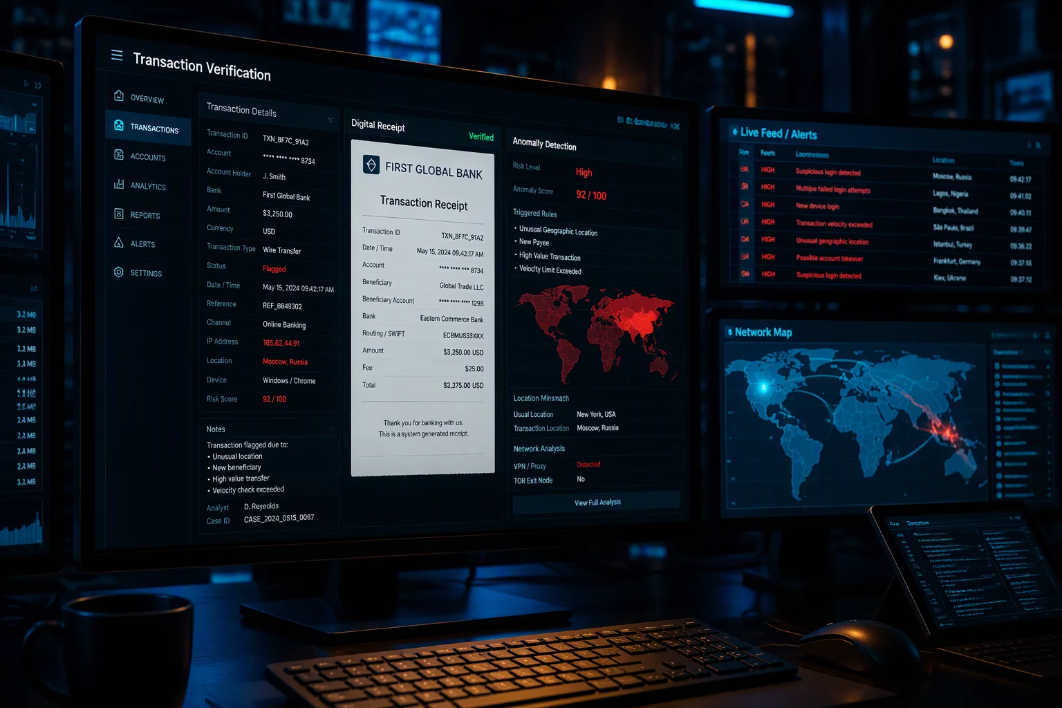 Visualisierung von digitaler Dokumentenanalyse und Verifikationsprozessen